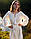 Жіноча вишита сукня білим по білому., фото 2