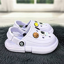 Кроки сабо дитячі для дівчинки бузкові Прогрес 5378 27