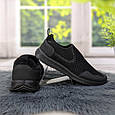 Кросівки підліткові для хлопчика Dago Style чорні з сіткою 5356, фото 9