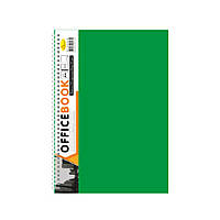 Блокнот А4 АП-1502, 80 листів, пружина збоку (Зелений) sl