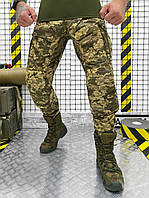 Тактические штурмовые штаны pixel с наколенниками, военные водоотталкивающие армейские штаны pixel зсу l