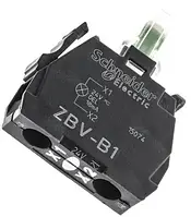 Световой блок для головки Ø22, белый, встроенный светодиод, 24 V AC/DC ZBVB1