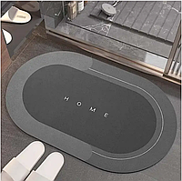 Вологовбираючий килимок для ванни та кухні Овальний 40х60 см