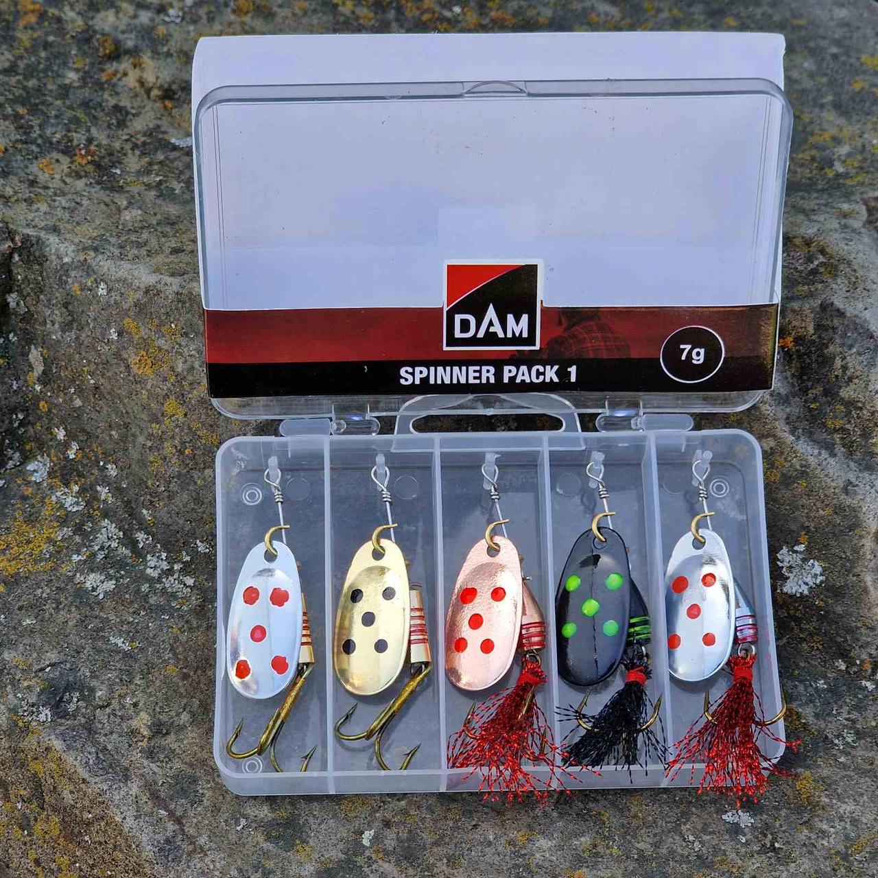Набір блешень DAM Spinner Pack 7г 5 шт., фото 1