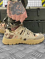 Тактичні кросівки АК мультикам кордура,військові водовідштовхувальні армійські кросівки мультикам зсу