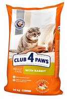 Клуб 4 Лапы Adult Cats Rabbit сухой корм с кроликом для взрослых кошек