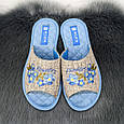 Тапочки жіночі Белста відкриті блакитні 4471, фото 4