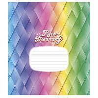 Зошит учнівський "Crazy rainbow" 024-3217L-3 в лінію, 24 аркушів sl