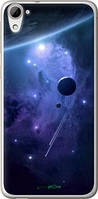 Чехол на HTC Desire 826 dual sim Планеты в синем космосе "171u-312-8094"