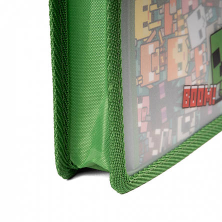 Папка для зошитів В-5 пласт. на резинці YES Minecraft. Creeper 492208, фото 2