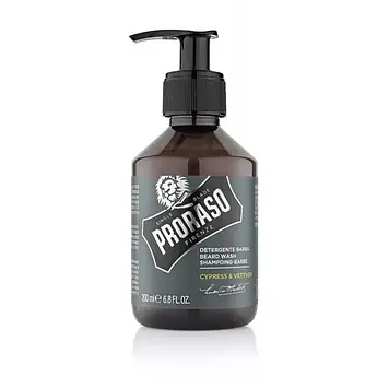 Шампунь для бороди Proraso Cypress & Vetyver Beard Shampoo 200мл