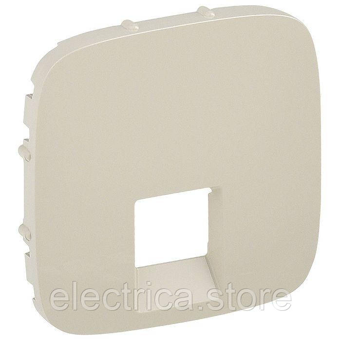 Накладка розетки Rj11/Rj45 Valena ALLURE слонова кістка 755416, фото 1