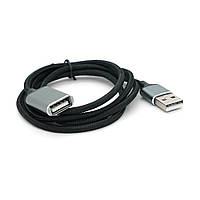 Удлинитель VEGGIEG UF2-1, USB 2.0 AM/AF, 1,0m, Black, Пакет