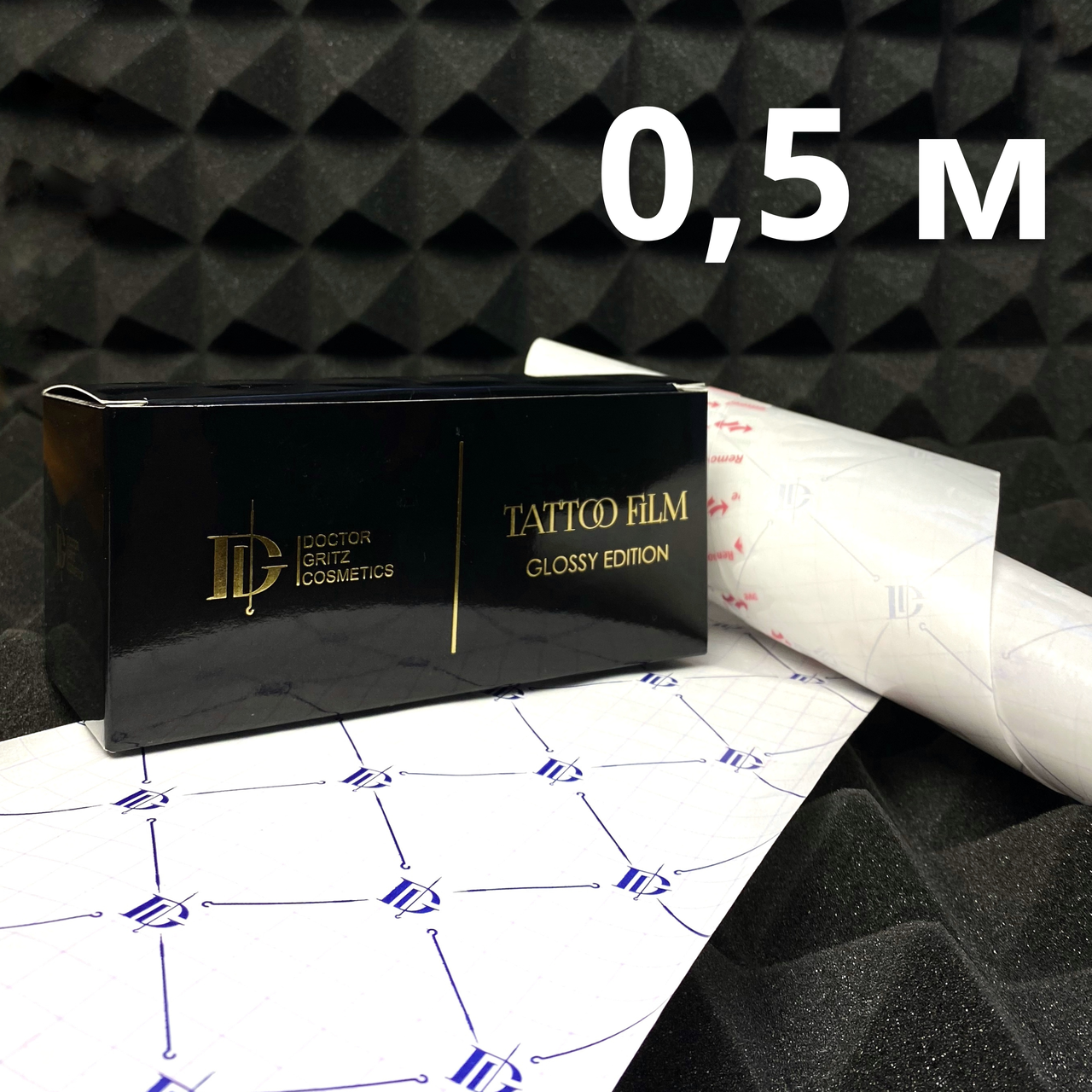 0,5 м*15см глянцева Плівка для загоєння тату Dr.Gritz