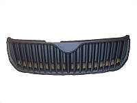 Решетка радиатора Skoda Superb (3T) 2009-2013 черн.без рамки без эмблемы (шкода суперб)
