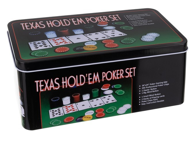 Набор для покера ТЕХАС, 200 жетонов, 2 колоды карт - фото 7 - id-p2199813894