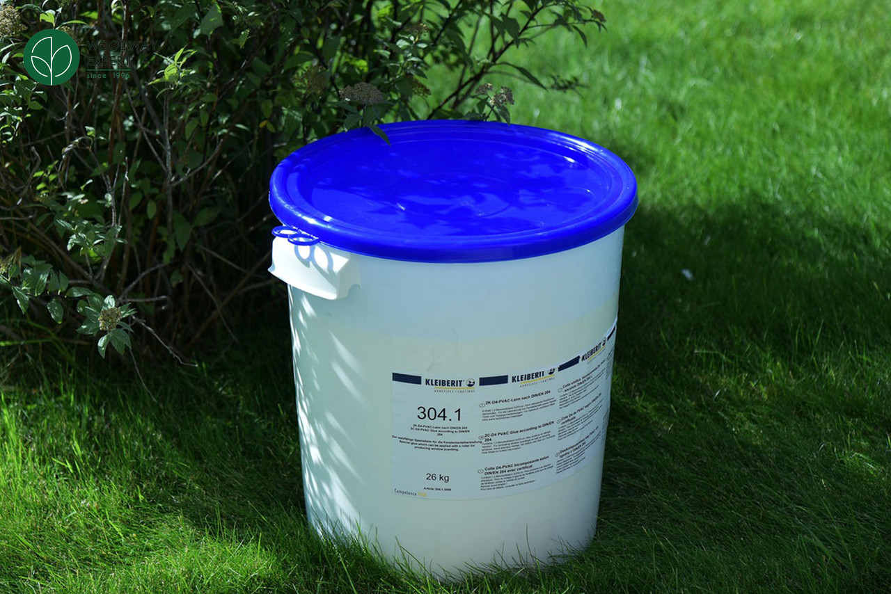 2-компонентний клей KLEIBERIT 304.1 — D4 для водостійких з'єднань (відро 26 кг) вийшов термін придатності