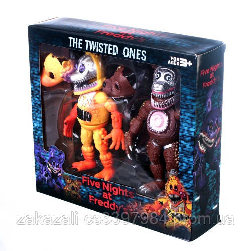 Дитячий ігровий Набір фігурок Фредді 2 фігурки, пластик | Аніматроніки | Герої страшилки, фото 1