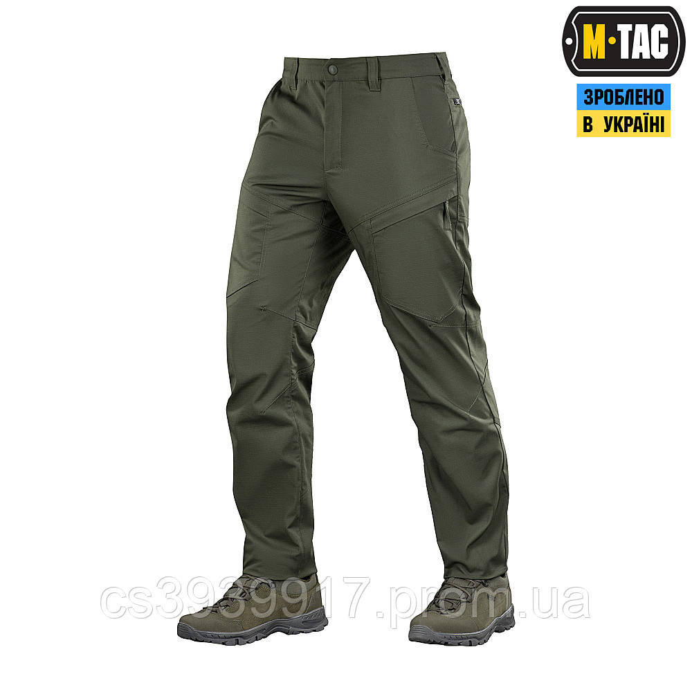 Тактичні штани M-TAC PATROL GEN.II FLEX Olive,армійські зелені міцні штани з кишенями для спецслужб та військових олива