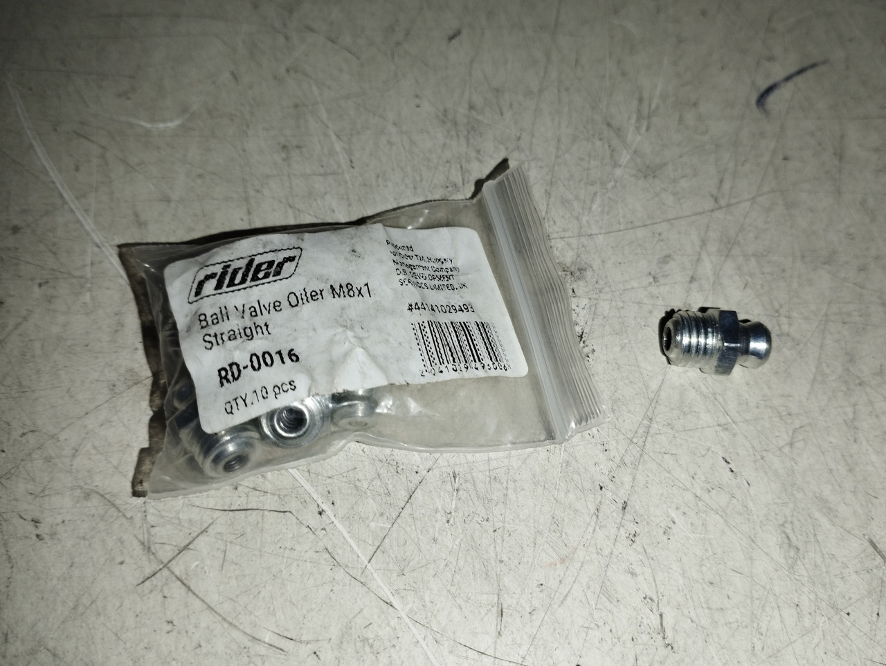 Прес-масленка под смазку М8х1, фото 1