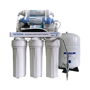 Система зворотного осмосу 6-ти ступенева з помпою Filtrons Universal (UNI-6 PUMP)