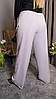 Жіночі літні широкі штани з легкої шовкової костюмки норма й батал, фото 7