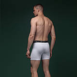 Комплект чоловічих трусів Soldier's Boxer (3 шт). Матеріал Charged Cotton. Чорний - Сірий - Білий. Розмір S, фото 8