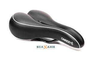Сідло універсальне ONRIDE Seat 274x178 мм сталеві рамки чорне