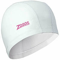 Шапочка для плавання Zoggs Nylon-Spandex PU Coated Cap білий