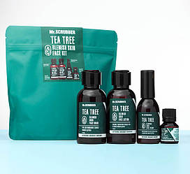 Подарунковий набір MR.SCRUBBER для обличчя Tea Tree skin treatment