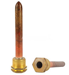 Заглибна гільза 100 мм 1/2" для датчика ф9,5мм мідь (Італія)