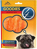 7910 Ласощі для собак м'ясні 4Dog м'ясні скибочки з курки (100 г)