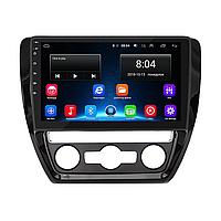 Штатная магнитола Lesko для Volkswagen Jetta VI Рестайлинг 2014-2018 экран 10" 2/32Gb Wi-Fi GPS Base sn