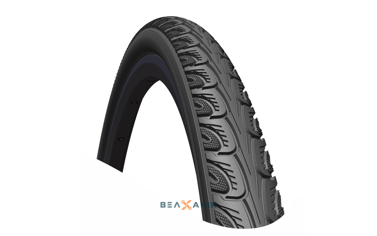 Велошина 700x35C Rubena Hook захист STS (1 мм) 29 TPI RS eBike чорна
