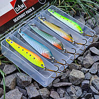 Набор блесен-колебалок DAM SEATROUT PACK 5 INC. BOX 18G