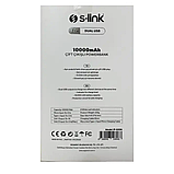 Зовнішній акумулятор з дисплеєм Power Bank S-link 10000 mAh Повербанк Білий, фото 8