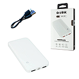 Зовнішній акумулятор з дисплеєм Power Bank S-link 10000 mAh Повербанк Білий, фото 9