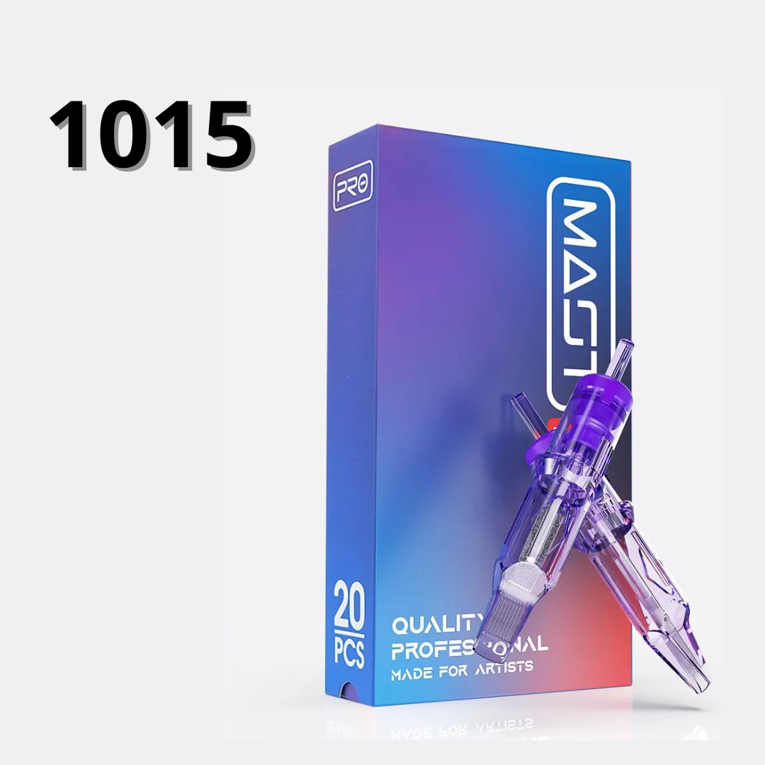 1015M-1 (0,30 мм) Картриджі тату Mast PRO 1 шт (Для тіней та зафарбування) картриджі