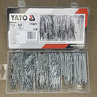 Шплинты разных размеров YATO, набор 555 шт. YT-06873
