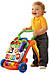 Ходунки штовхач зі знімною ігровою панеллю VTech Sit-to-Stand Learning Walker помаранчеві, фото 4