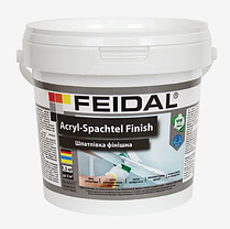 Шпаклівка фінішна інтер'єрна Acryl-Spachtel Finish Feidal 25кг, фото 6