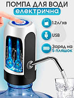 Автоматическая помпа для воды Automatice Water Dispenser.Электрическая помпа насос для води 19 л