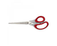Ножницы 21 см Axent Duoton Soft серо-красные 6102-06 (ДИВ)