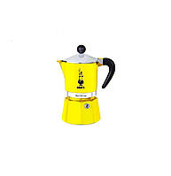 Гейзерная кофеварка Bialetti Rainbow Yellow на 6 порций