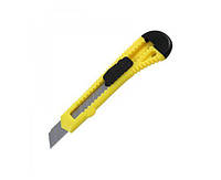 Нож канцелярский Delta by Axent 18 мм желтый мех фиксаторD6522 (ДИВ)