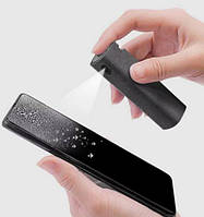 Карманный спрей для чистки экрана телефона и планшета Portable all-in-one screen черный