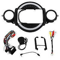 Штатный комплект переходная рамка BMW Mini 2007-2015 (1234-320) 9" + адаптер питания sn