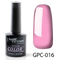 Гель-лак для нігтів Lady Victory кольоровий GPC-016, 7.3мл. Розовий