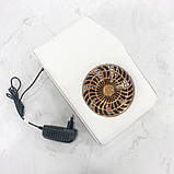 Професійна м'яка (з еко-шкіри) витяжка 801, з регулятором, 80 Вт., - для манікюру, фото 2