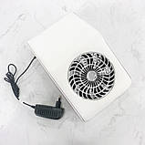 Професійна м'яка (з еко-шкіри) витяжка 801, з регулятором, 80 Вт., - для манікюру, фото 3